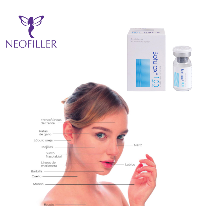 Transparent Korea Type A Botulax Units Jaw Slimming Injections Wrinkles Removal