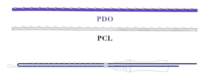 6D 8D 12D Pcl PDO Thread Lift Pcl Pdo Mono Threads Under Eyes