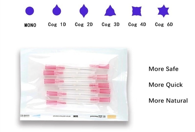 6D 8D 12D Pcl PDO Thread Lift Pcl Pdo Mono Threads Under Eyes