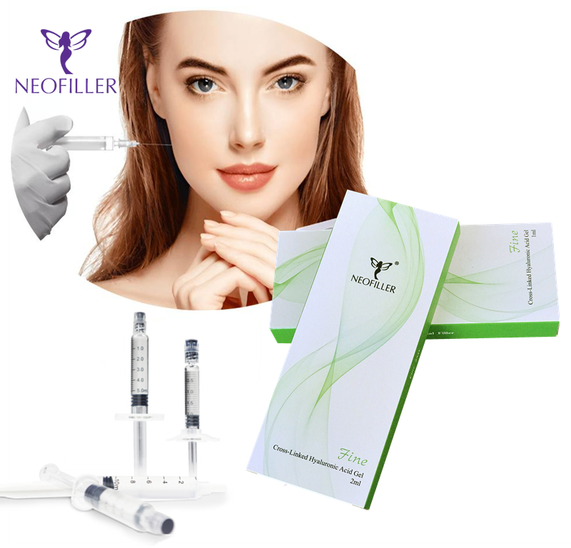 Cheeks Facial Hyaluronic Acid Dermal Filler Lip HA Filler 1ml 2ml 24mg/Ml