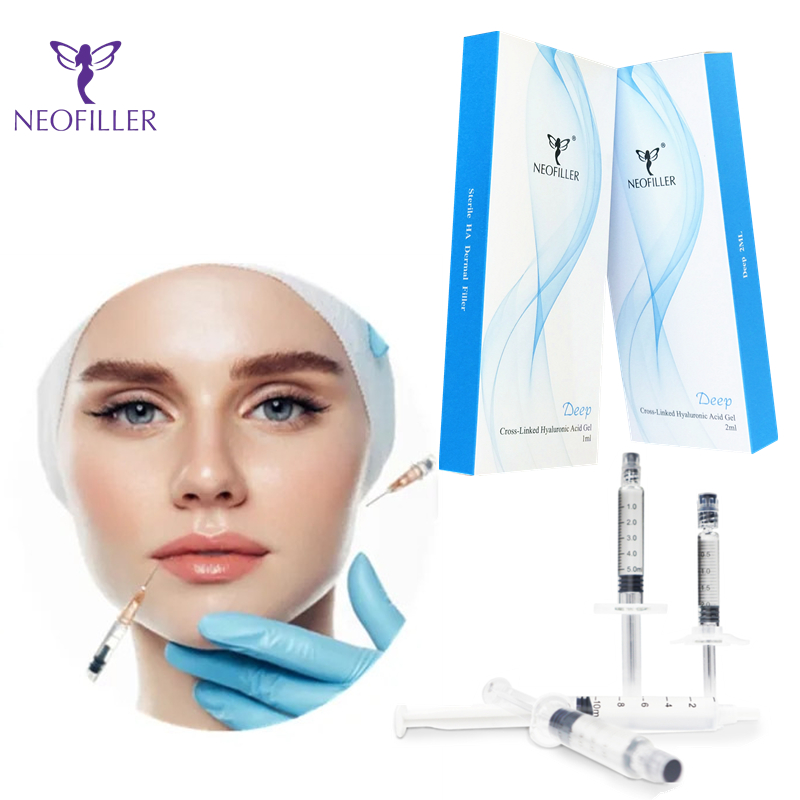 Gel 10ml Body Lip Crosslinked Hyaluronic Acid Dermal Filler 1ml 2ml